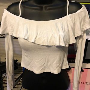 White off the shoulder top